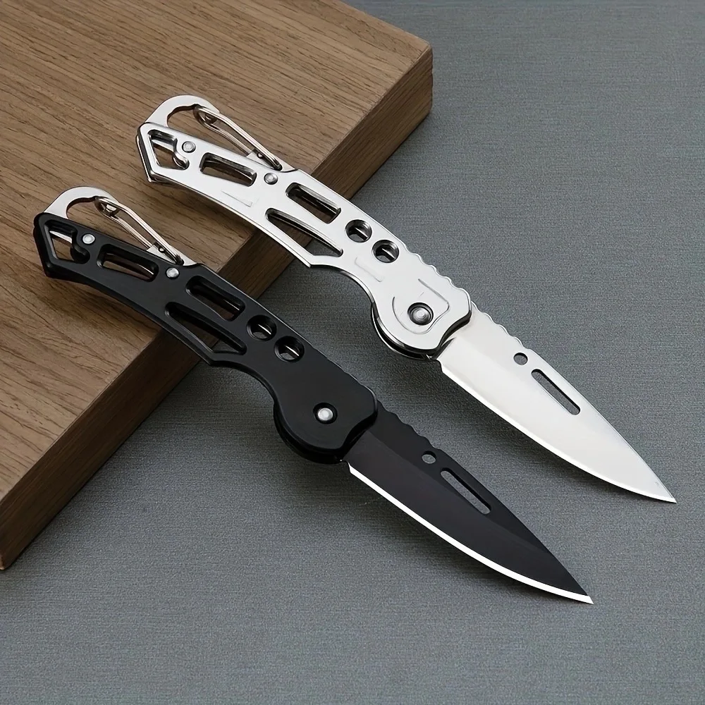 Convenient stainless steel small knife, mini folding knife, portable self-defense keychain, portable small knife pocket,