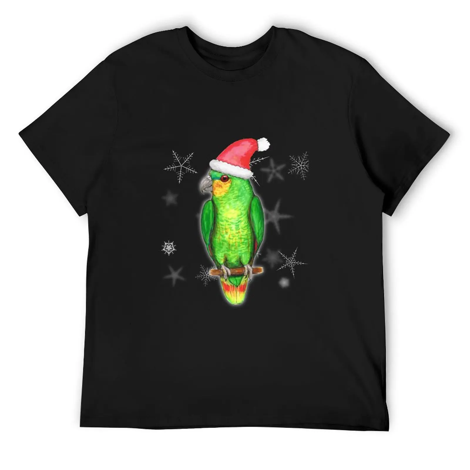 Christmas amazon parrot T-Shirt customs design your own tees clothing for men