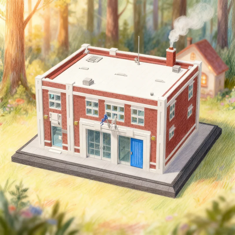 

3875 деталей MOC: Городская пожарная станция, модель для сборки, креативный подарок, декор для демонстрации, премиум-класс, для взрослых и детей, игрушка для дома и рабочего стола