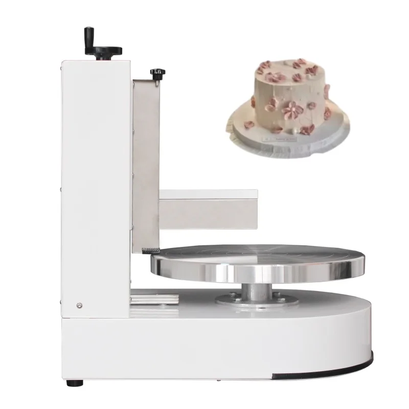 

Cream Applicator Cake Coating Frosting And Plastering Machine And Cake Forming Machine