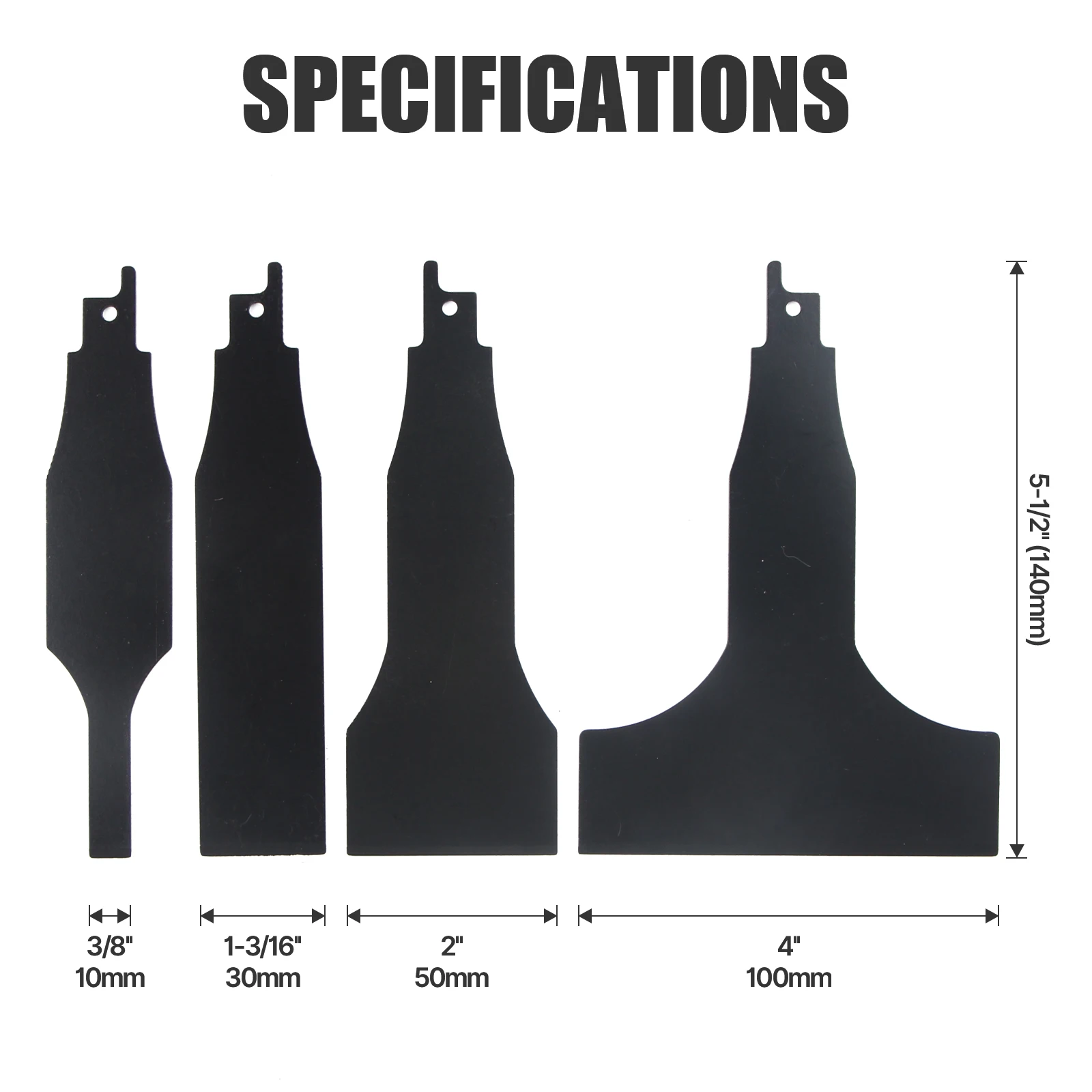 HEDA HCS piły szablaste saber łopata długość 140 mm urządzenia do oczyszczania do usuwania fuga do płytek klej luki, itp.