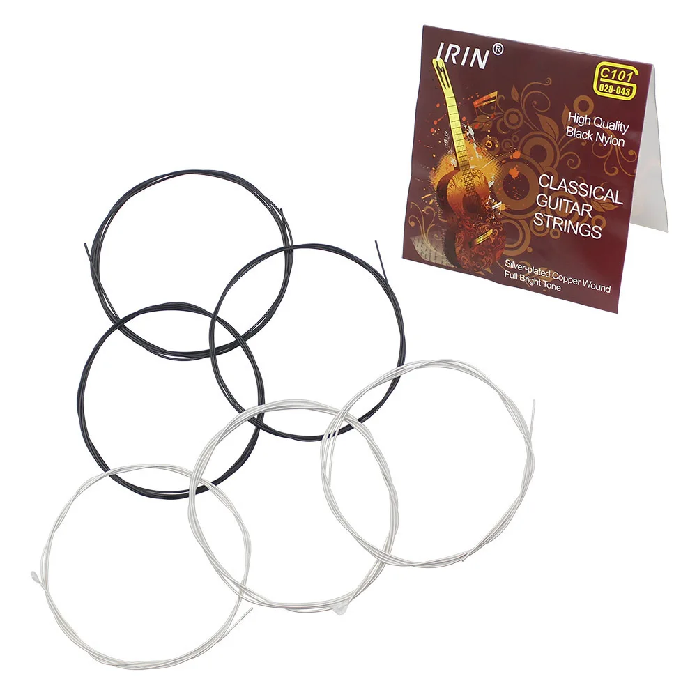 IRIN 6Pcs/set Classic Guitar Strings Nylon Guitar Strings Classic Guitar Rope Guitar Instrument Accessories