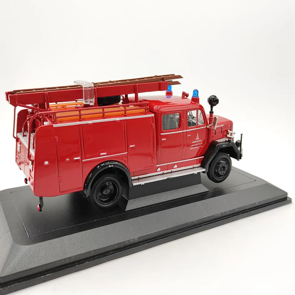 Diecast escala 1:43 Road Eagle 1964 MAGIRUS-DEUTZ 150D10FTLF16 motor de bomberos coche en miniatura de aleación juguete coleccionable regalo exhibición de recuerdo