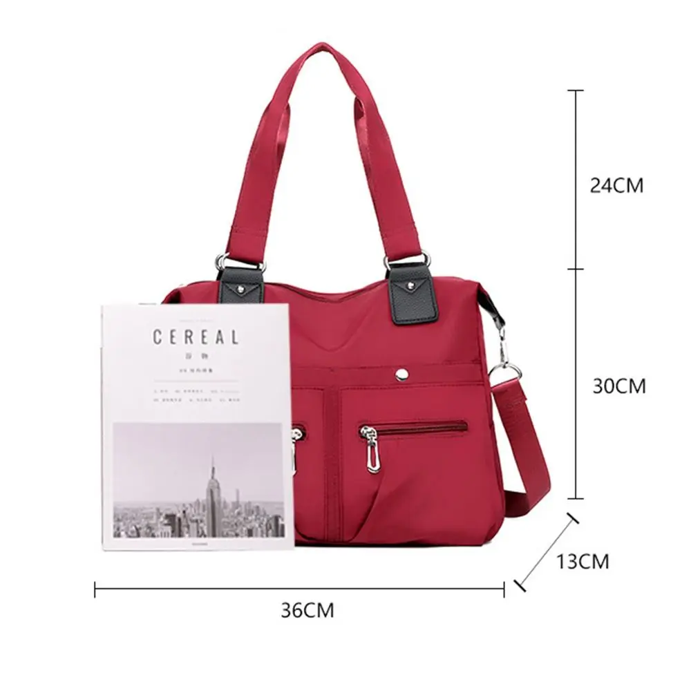 Sac fourre-tout en nylon imperméable pour femme, sac de poche, haute qualité, multi-imperméable, initié