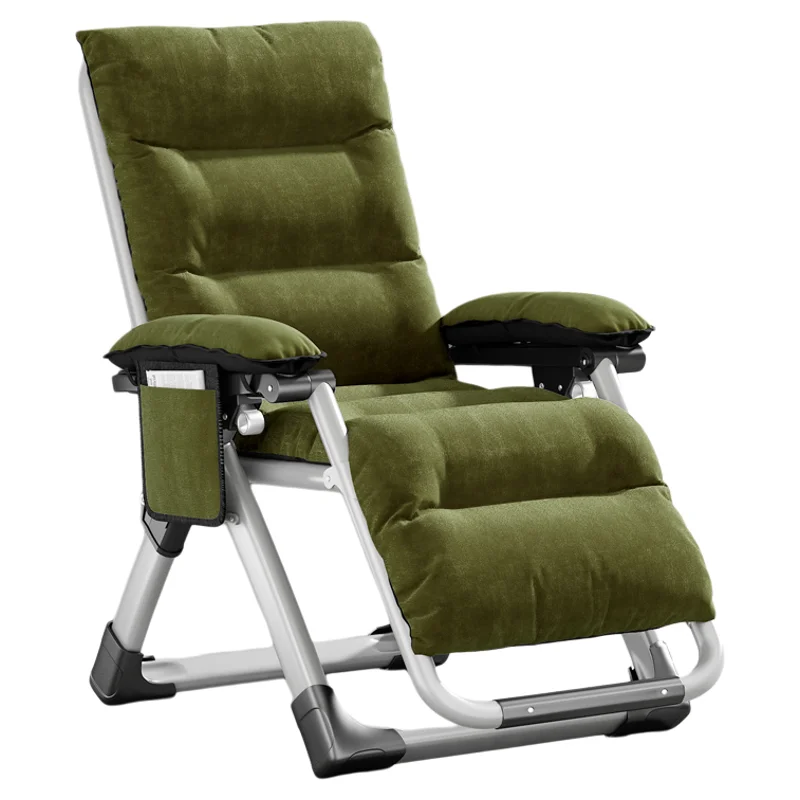 

Reclining chair, folding lunch break Senior senior reclining backrest nap folding chair