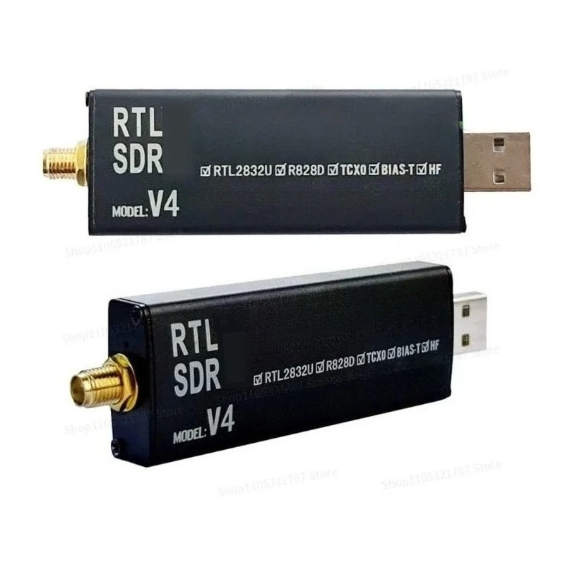 For RTL-SDR V4 R828D RTL2832U 1PPM Software Radio Receiver SDR