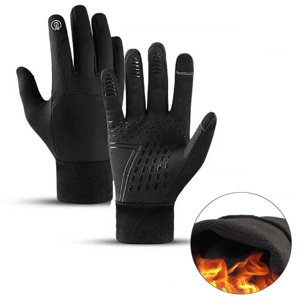 Guante de invierno para hombres y mujeres, guantes térmicos para hombre, ,зимка п rocaтки,guantes cálidos de invierno, rekawiczki meskie zimowe