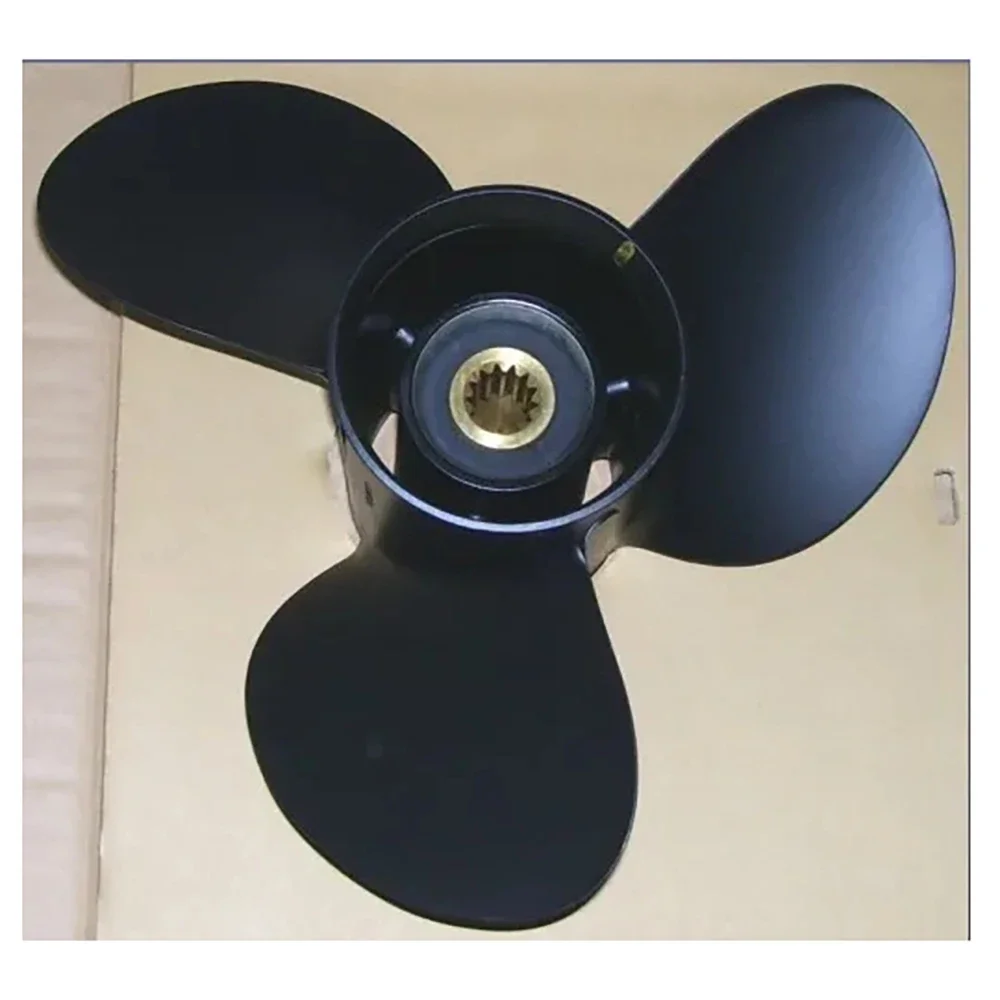 

Aluminum Propeller For Mercury Mariner 4-Stroke 8HP 9.9HP Outboard Motor ( Tohatsu Origin ) 8.5X 9 Pitch 12 Spine