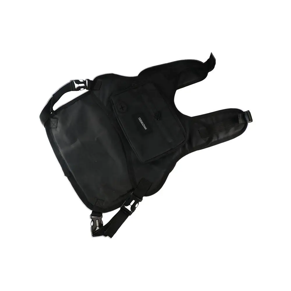 

Functional Vest Bag Hip Hop Hip Hop Vest Bag Streetwear Waterproof Streetwear Chest Bag Large Capacity Casual Chest Bag Women