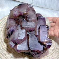 Natural Crystals Brazil Amethyst Cluster Large Skeletal Raw Stone Specimen Gemstones Healing Energy Reiki Home Decorations Gift