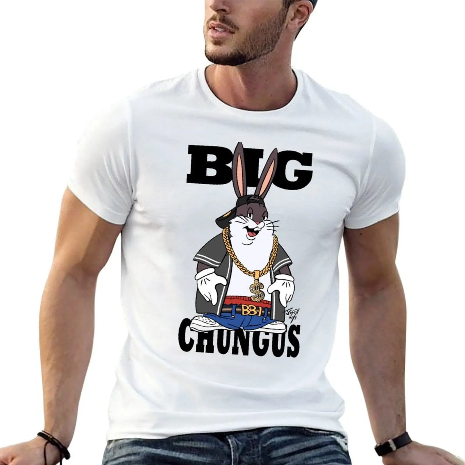 

t Chungus shirts shirt funny cotton man man shirt cotton Big for casual t t man T-Shirt
