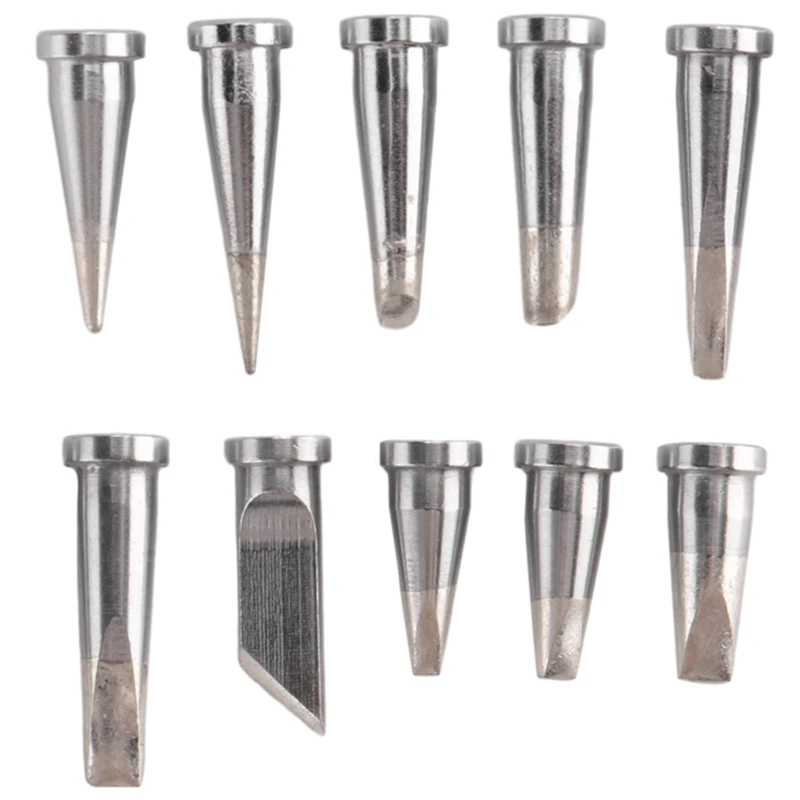 10Pcs Durable Soldering Tip Set For Weller WSD81 WD1000 WSP80 WP80 LT Soldering Station