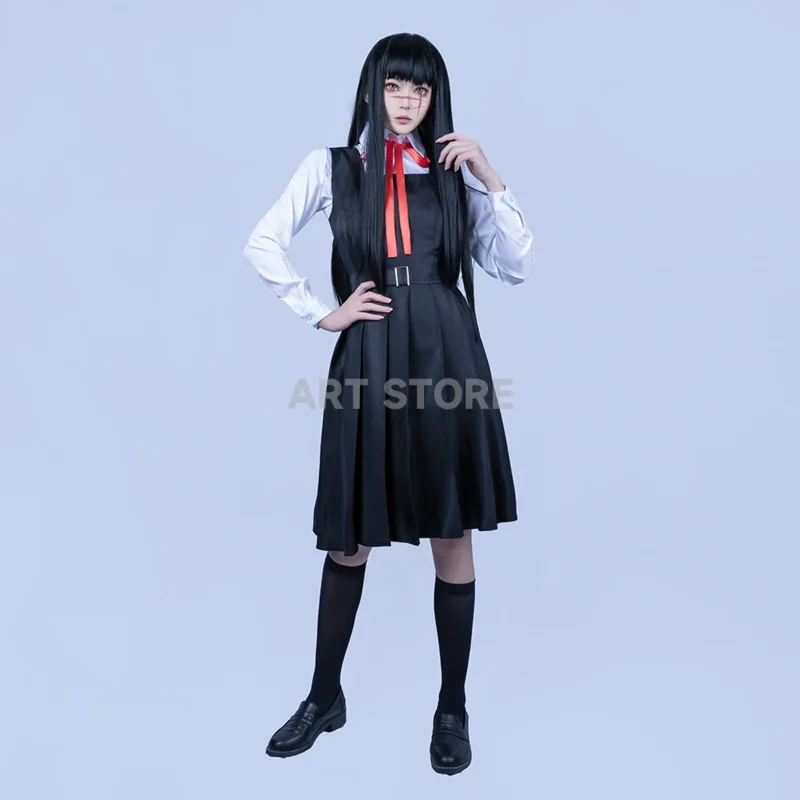 Mitaka Asa Cosplay Anime Chainsaw Man Cosplay Mitaka Asa Costume Dress Black Red Tie Women Uniform Halloween Clothes Women IA319