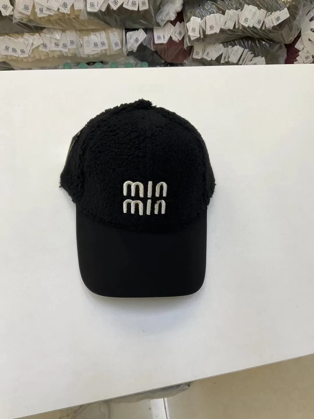 موضة إلكتروني التطريز امرأة Snapback قبعات الرجال الشتاء صوف الضأن الفاخرة قبعة بيسبول Y2K الهيب هوب قبعة الرياضة في الهواء الطلق قبعة الجولف #5