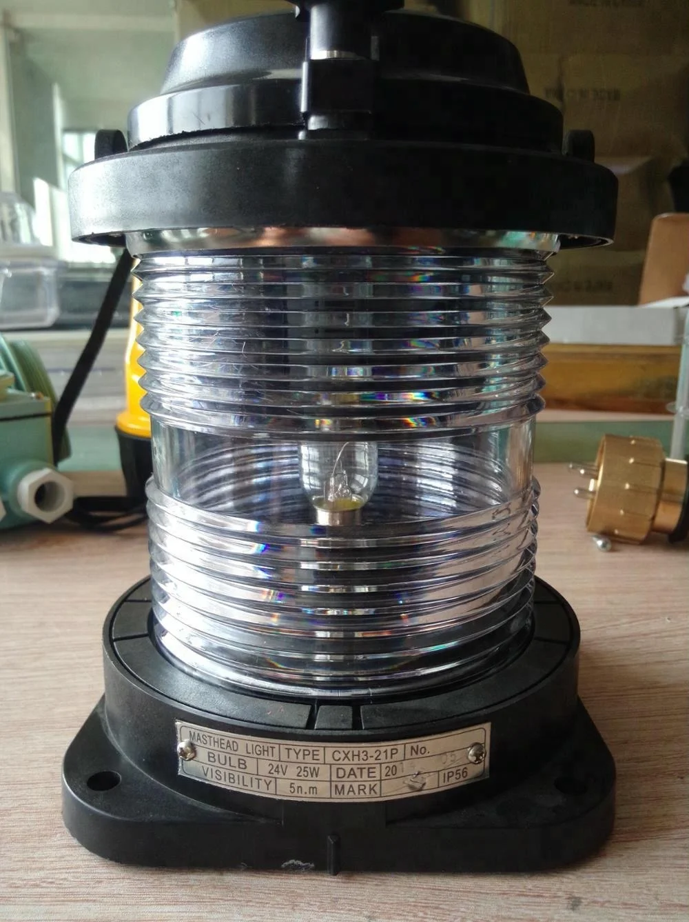 CXH3-21P 225 องศา Marine Masthead นําทางสัญญาณไฟ LED สําหรับขาย