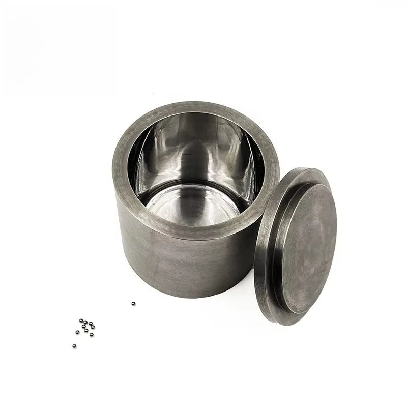 High wear resistance 50ml-1000ml cemented carbide grinding ball mill tank, covered ball mill and tank for efficient grinding