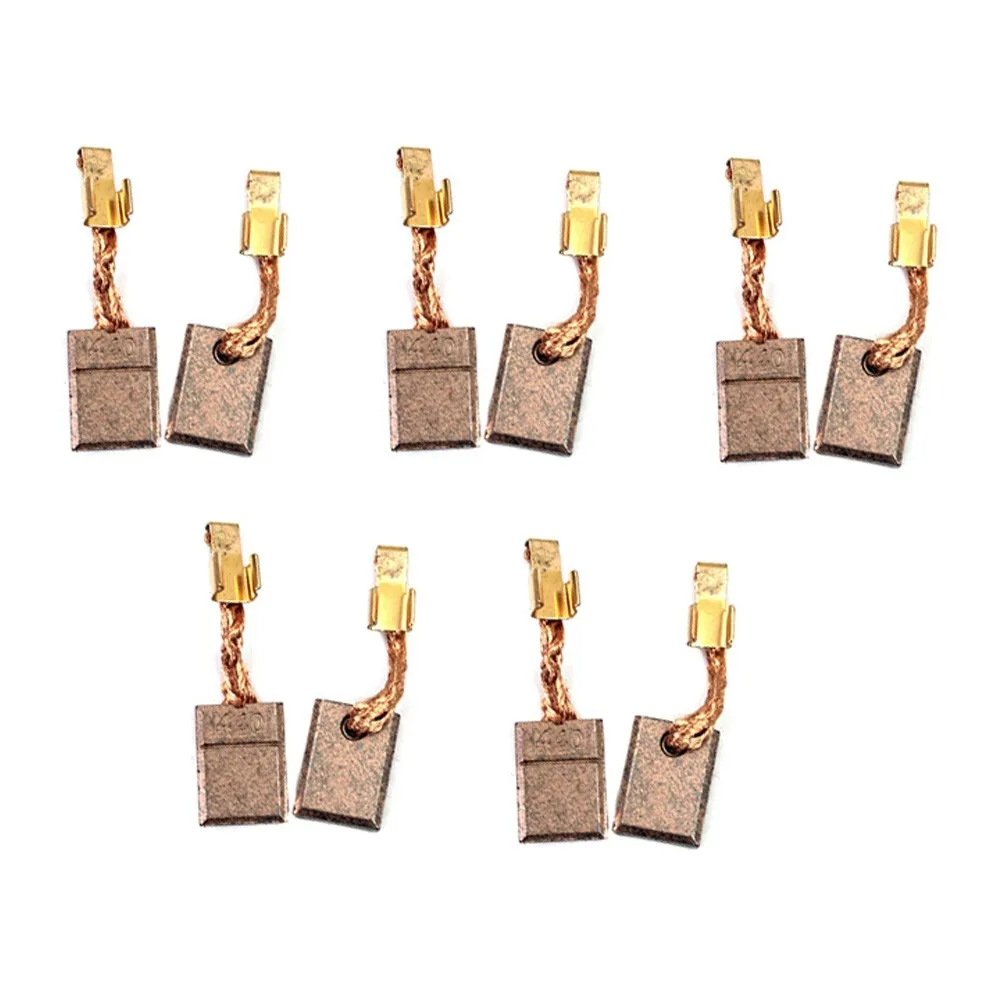 10pcs Carbon Motor Brush For CB-440 CB-448 195021-6 194159-4 BTS130RFE DHP446RFE DCPB16 CB-436 Cordless Drill Power Too