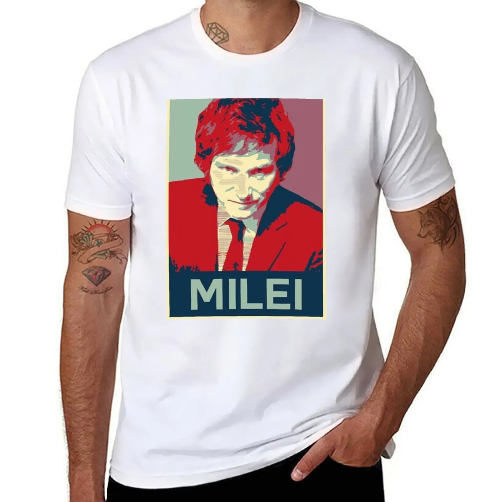 

javier milei T-Shirt Trendy Pattern T-Shirt for Men