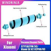 Soft Roller Head Brushbar For Xiaomi STYTJ02YM 3C Viomi SE V2 V2PRO V3 S12 Robot Vacuum Cleaner Removable Rolling Brush