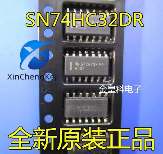 30pcs original new SN74HC32DR SOIC-14 4-way 2-input positive or gate logic