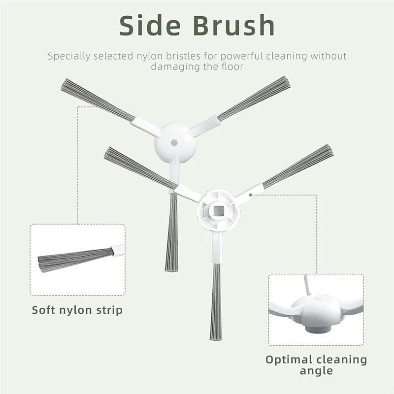 A74X Replacement Parts Compatible for Dreame L10S Ultra / L10 Ultra Robot Vacuum Cleaner Accessories, Main Brush,Dust Bags