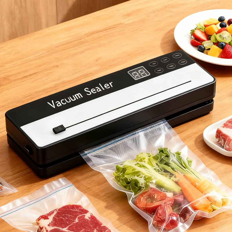 

Вакуумная упаковочная машина для вакуумного хранения продуктов питания, 60 кПа, высокое всасывание для морепродуктов, овощей, фруктов и консервации приготовленных пищевых продуктов