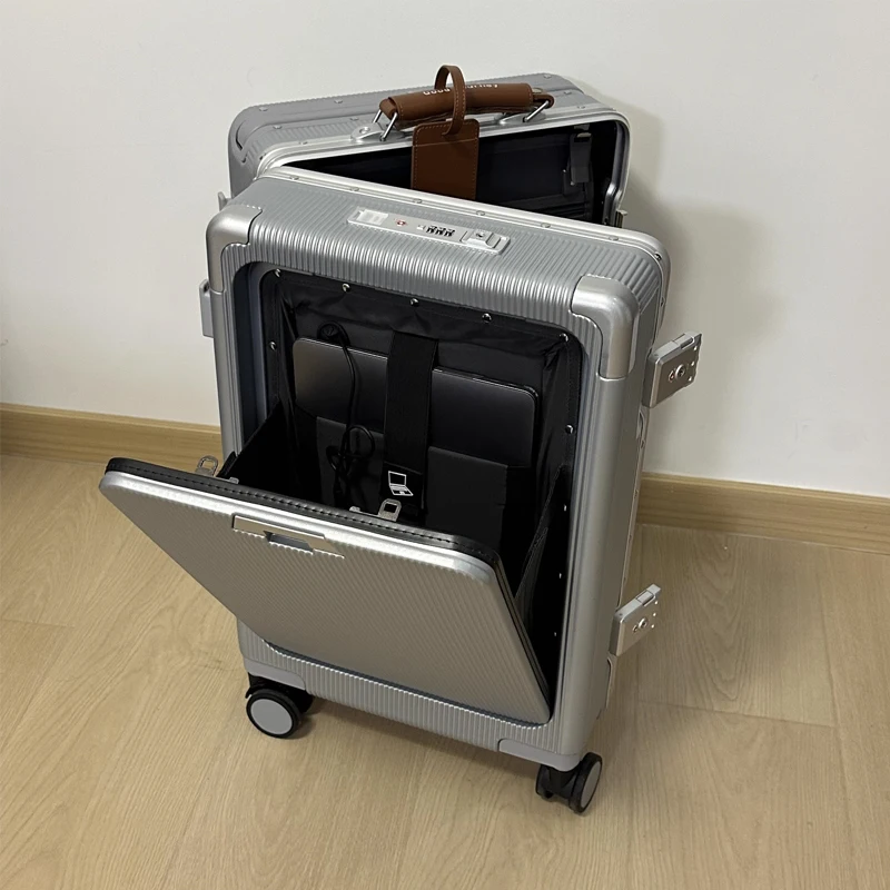 قسط الكمبيوتر واسعة عربة الأمتعة افتتاح الجبهة متعددة الوظائف المرأة 20 بوصة الصعود صندوق وحقيبة الرجال 24 بوصة كومبو