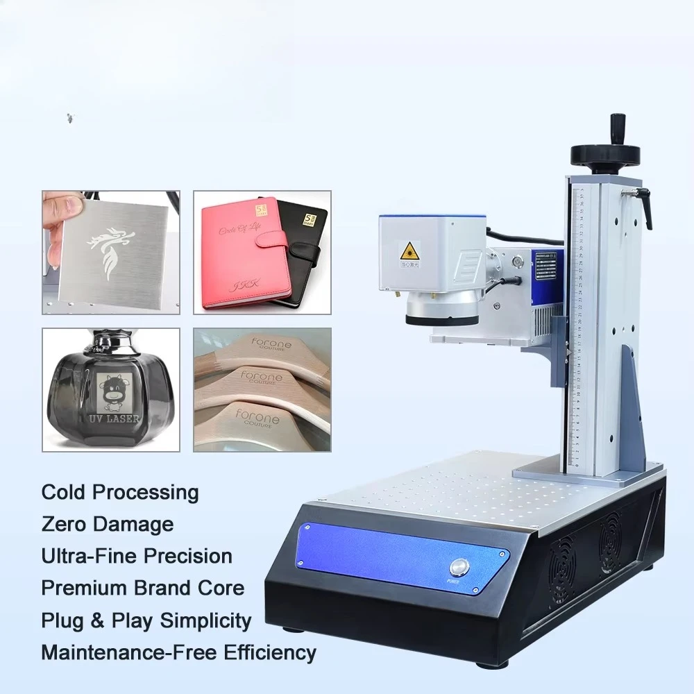 Portable  UV Marking Machine 3W 5W 10W High Precision for Metal Wooden Marker UV  Engraving Marking Machines