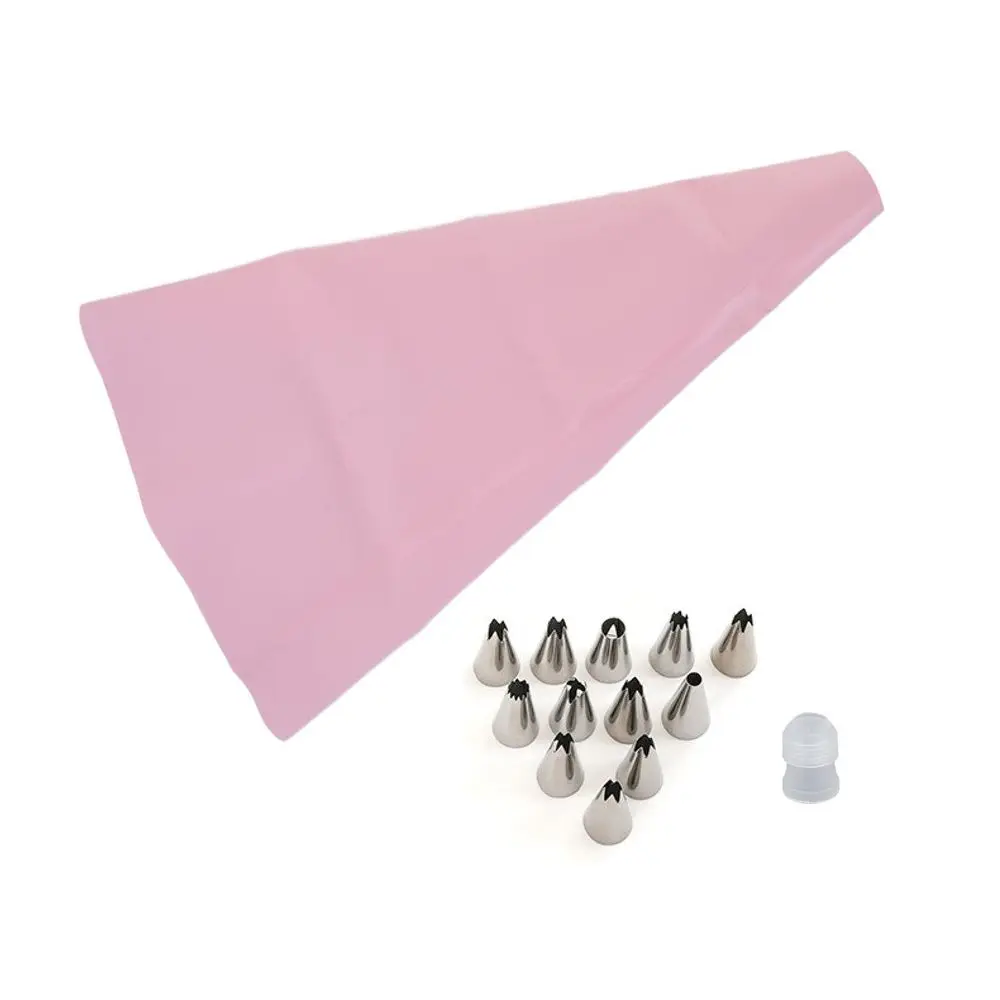 Stainless Steel Piping Tip EVA Seamless Cake Decorating Kit Dishwasher Safe Food Grade Cream Pastry Nozzle Home Kitchen Baking