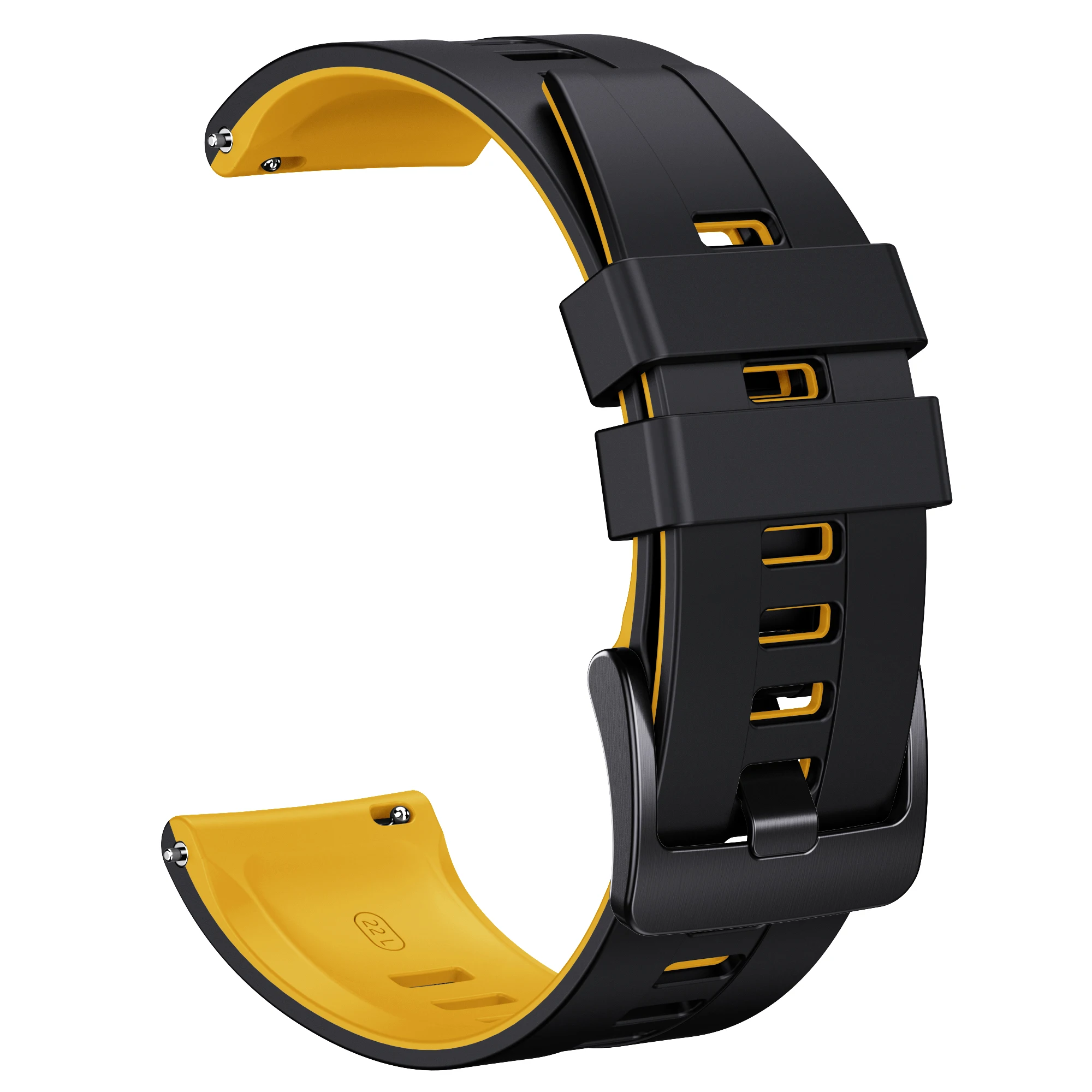22mm Strap For Huawei GT 2 3 46mm WristStrap For Huawei Watch3 GT2 Pro GT2e Magic2 Silicone Bracelet Football Pattern Band image 4
