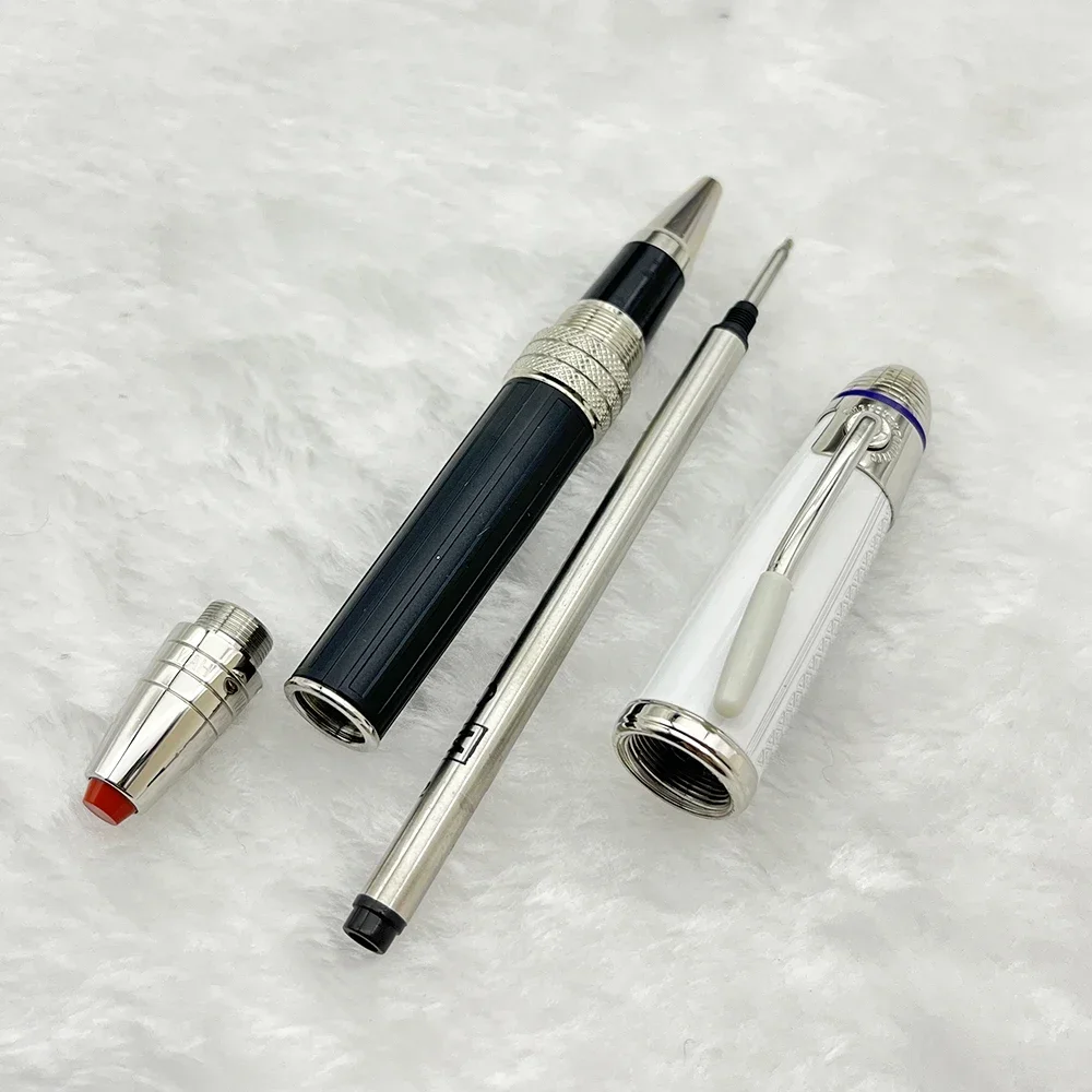 2025 جديد فاخر شخصية مشهورة نافورة رولربال قلم حبر جاف عالي الجودة هدايا الكتابة التجارية