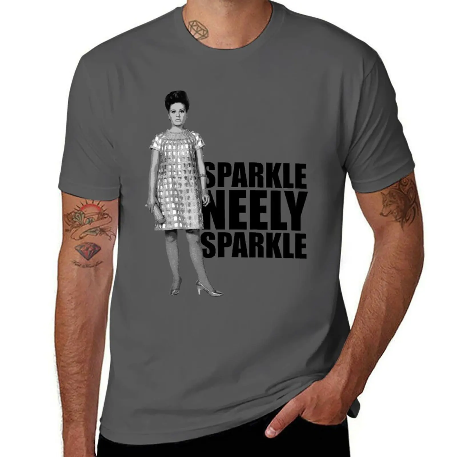 Sparkle Neely Sparkle Valley of the Dolls Black 2 T-Shirt Big Size Loose Fit Tee Shirt