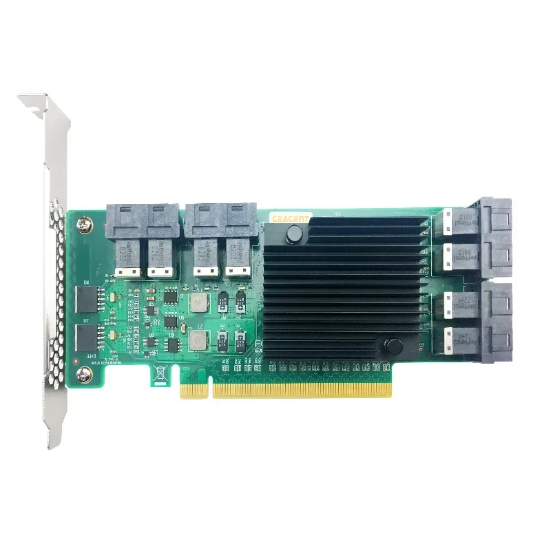 for ANU28PE16-elevador de SSD NVMe SFF8643 a SFF8639, 8 puertos 12Gbs,(no con cables,no es compatible con LSI 8643x2 a 8639x2)