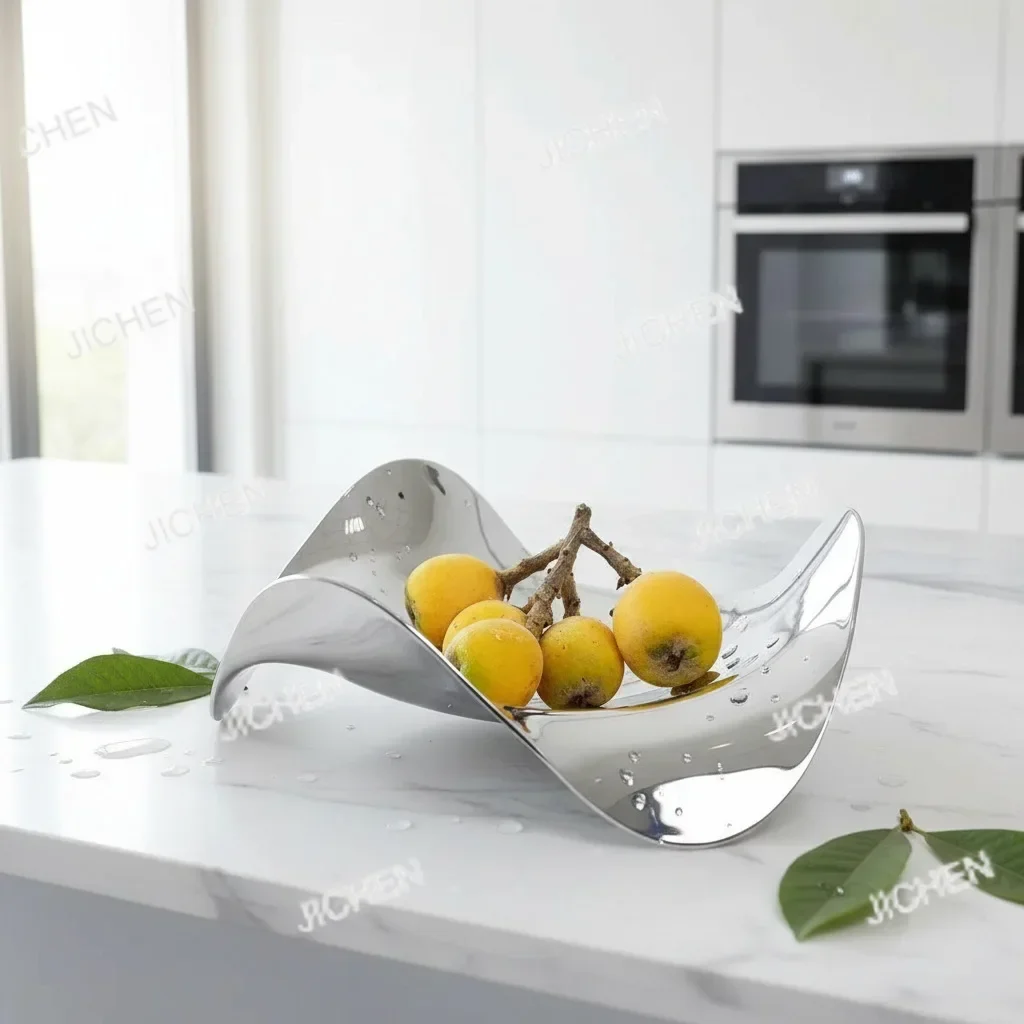 

Металлическая серебряная подставка для фруктов HN HN, нестандартная, в форме лошадиных ног, для кухни, ресторана, демонстрационного зала, мягкий декор