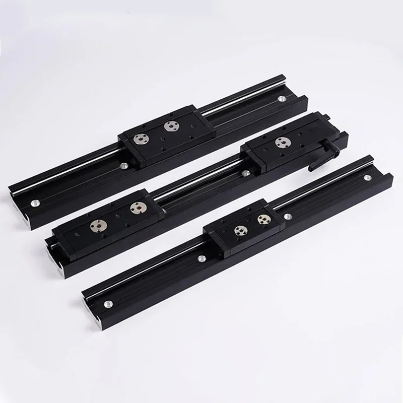 Blackening Built-in dual-axis linear guide 28mm SGR10 Roller slide 1 set: 1 SGB10 block and 1 SGR10 Woodworking guide cnc