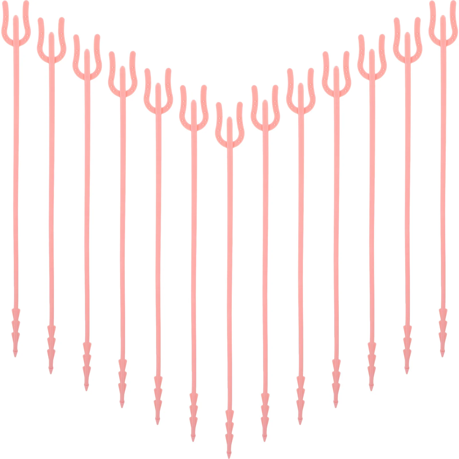 50Pcs Floral Picks Stick Clip Card Holders for Wedding Photos Pictures DIY Bouquet Accessories Floral Picks Party Cards Holder