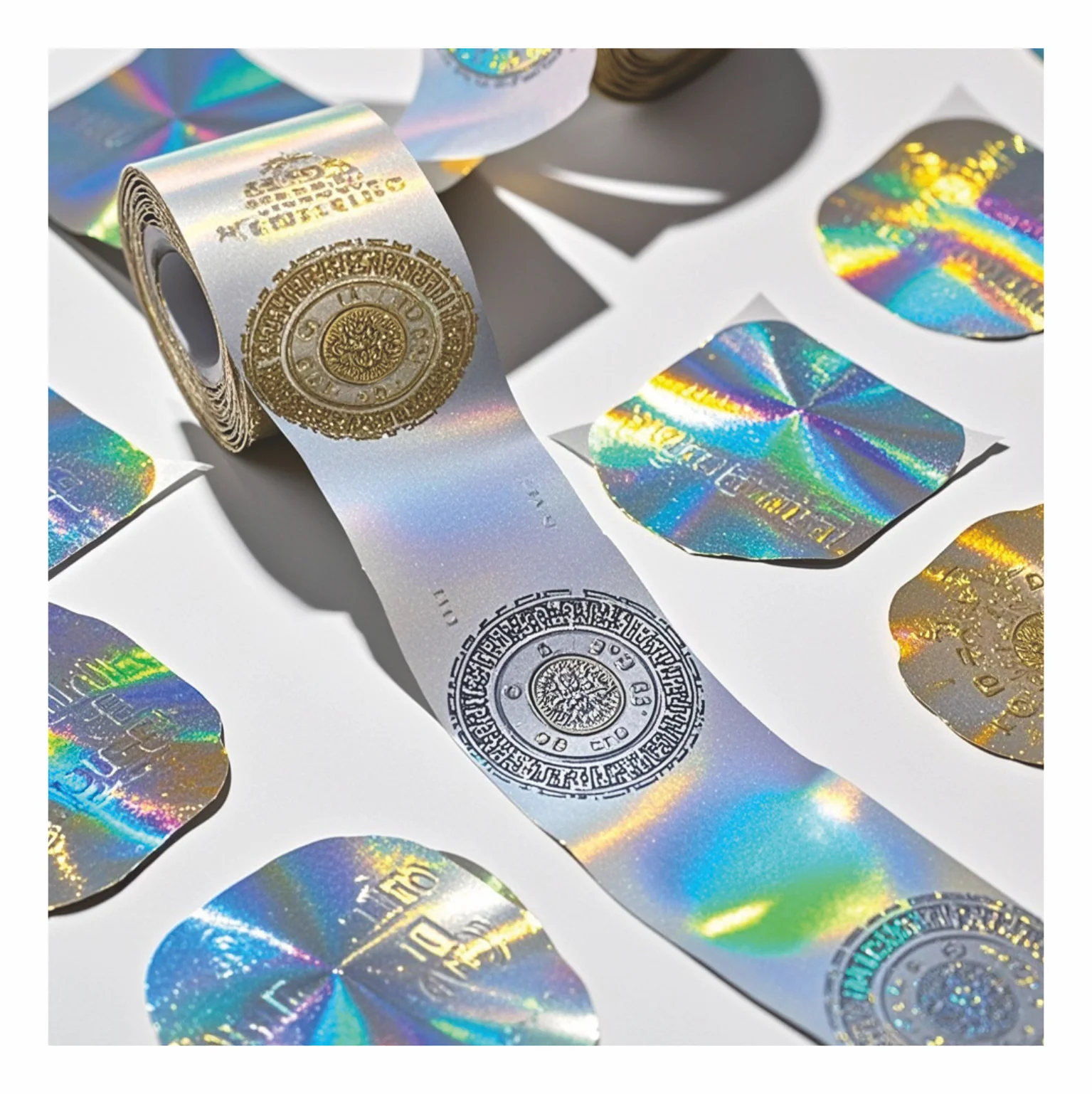 Professional Custom Made Hologram Sticker Kraft Paper Hologram Sticker Made In China