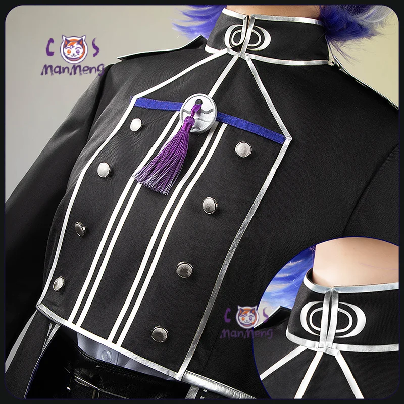 Taikeinaotane Touken Ranbu Online Cosplay Costume Men Halloween Fashion Coat Cloak Shirt Gloves Hat Belt Props Full Set Uniform - view 6