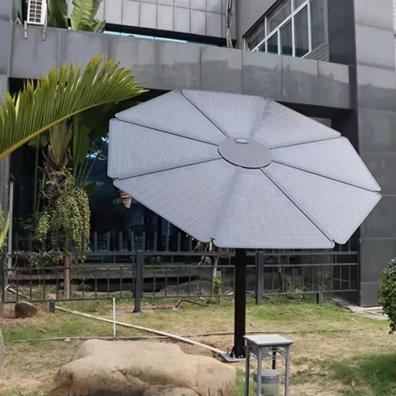 Off-grid solar sunflower power station system panel 1KW