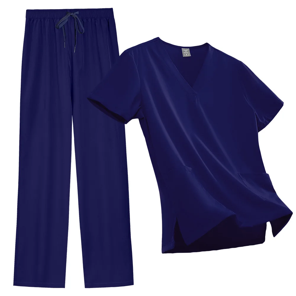 2025 Uniform Basic Straight Pants Thin Style Domestic Helper Nanny Nurse Maternity Center Unisex Workwear