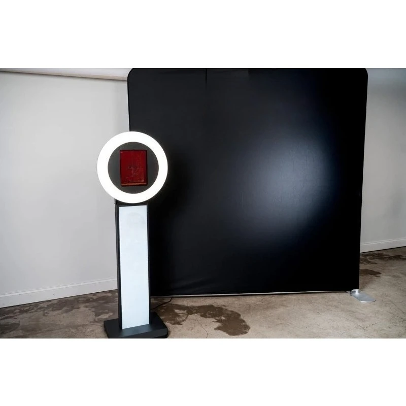 Party Supplies iPad Photo Booth with Ring Light 11-inch 12.9-inch Photo Booth Case for Wedding Events
