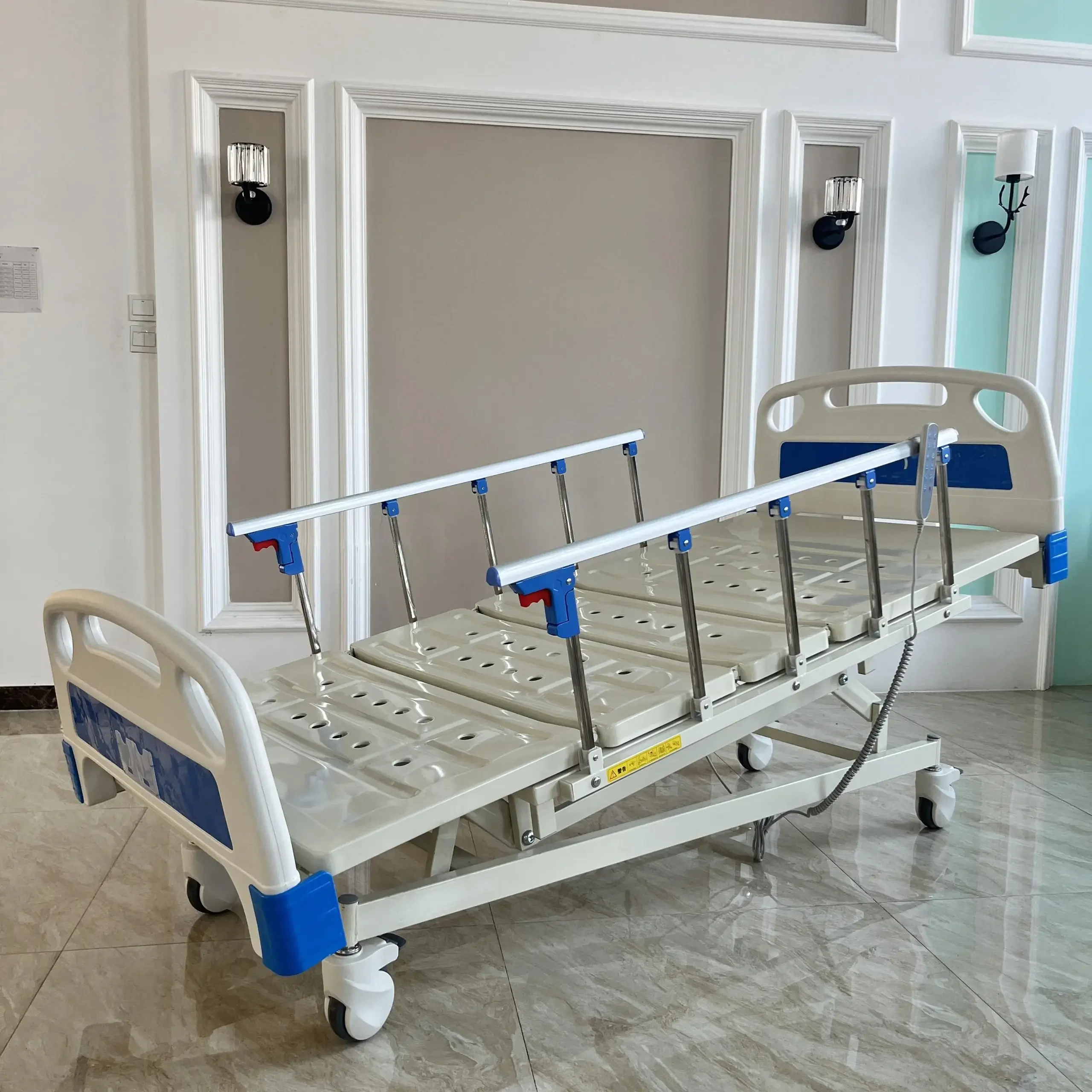 ICU Beds Hospital Ward Furniture Electric Five-function Beds Dialysis Bed  ISO Certification CE Certification 5 Years Warranty