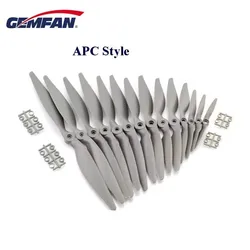 2pcs Gemfan Apc Nylon Propeller 5x5/6x4/7x5/8x4/8x6/9x6/10x5/10x7/11x5.5/12x6/13x6.5/14x7/16x8/17x10 Props For RC Model Airplane
