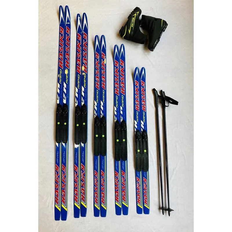 Carbon ski and custom design mountain twin tip cheap ski set equipment fiberglass ski snow