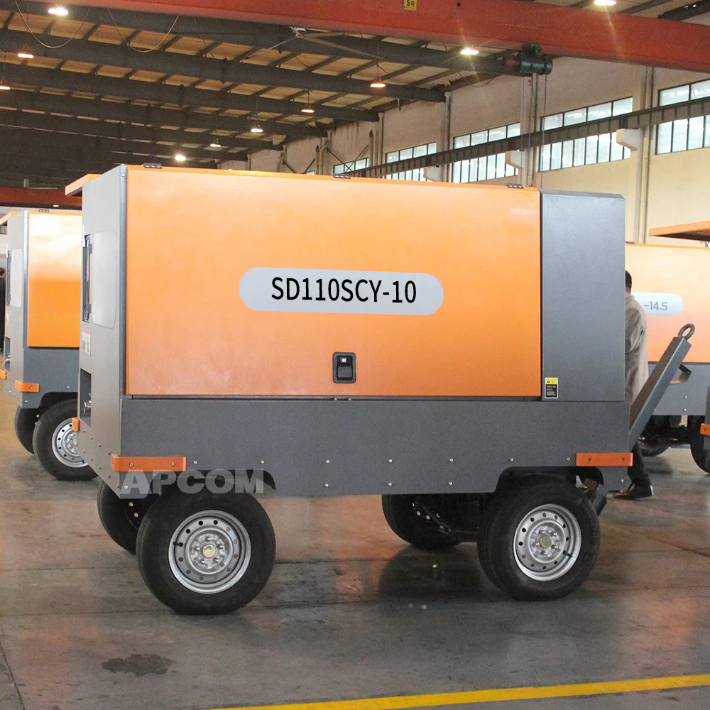 13m3/min 10bar 460cfm screw 450cfm 12m3 compressor air mining engine air-compressor