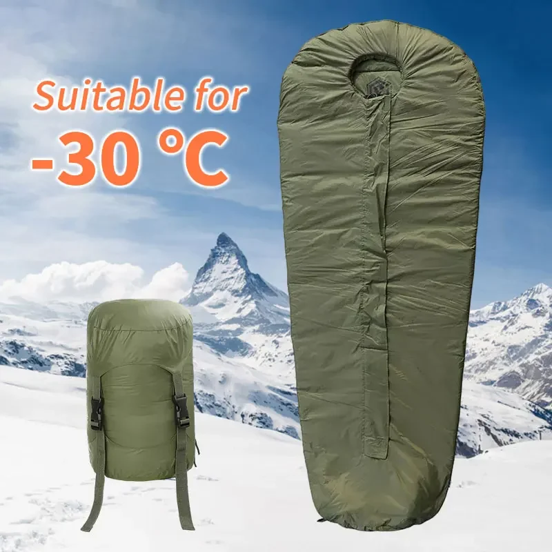 2026 NewEmersongear Winter -30 Waterproof Mummy Bolsa De Dormir Wearable Saco De Dormir Tactical Sleeping Bag For Outdoor Campin