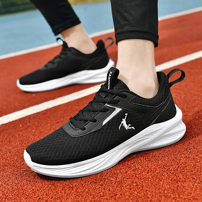 

New Summer Men's Shoes Breathable Comfortable High-Quality Fashion All-Season Mesh Casual Running Shoes for Men38-45