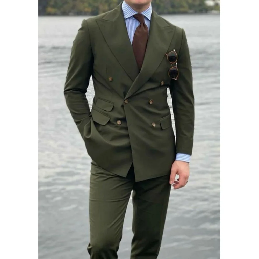 Men's Two Piece Evening Dress Suit Pants Suit Elegant Party Dress 2024 Men's Halloween Costumes Adult Men's Clothing Men's