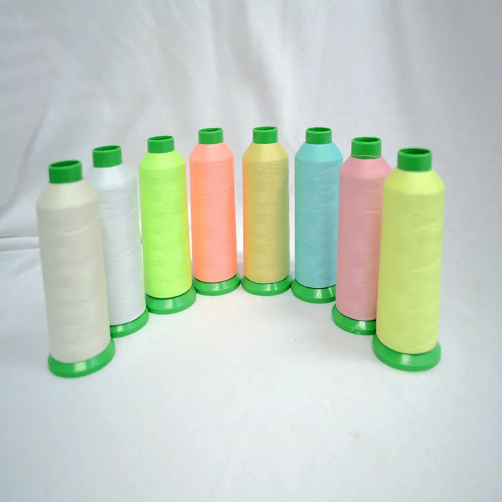 

5Pcs Night Glow Embroidery Thread 1000 Yards Luminous Sewing Thread Polyester Ideal for Clothes Bags Shoelaces Cross Stitch