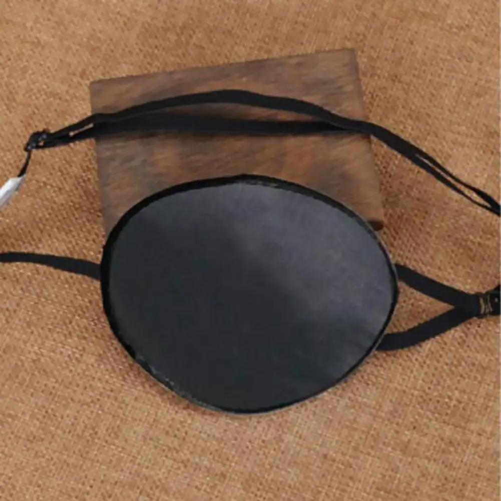 New High-end Pirate Eye Patch Cosplay Single Eye Cover Mask For Halloween Party Masquerade Decorative Props For Kids Adults